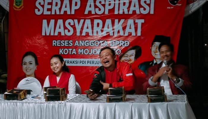 Gelar Reses di Sinoman, Ketua DPRD Kota Mojokerto Ajak Warga Kembali Guyub Rukun Pasca Pilkada