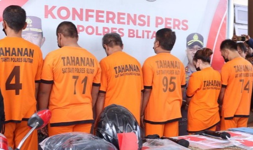 Polres Blitar, Judi online