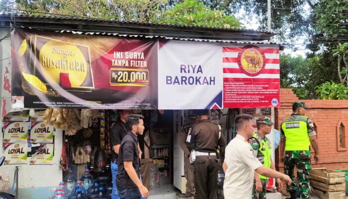 Satpol PP Kota Mojokerto dan Bea Cukai Sidoarjo Gencarkan Razia Rokok Ilegal
