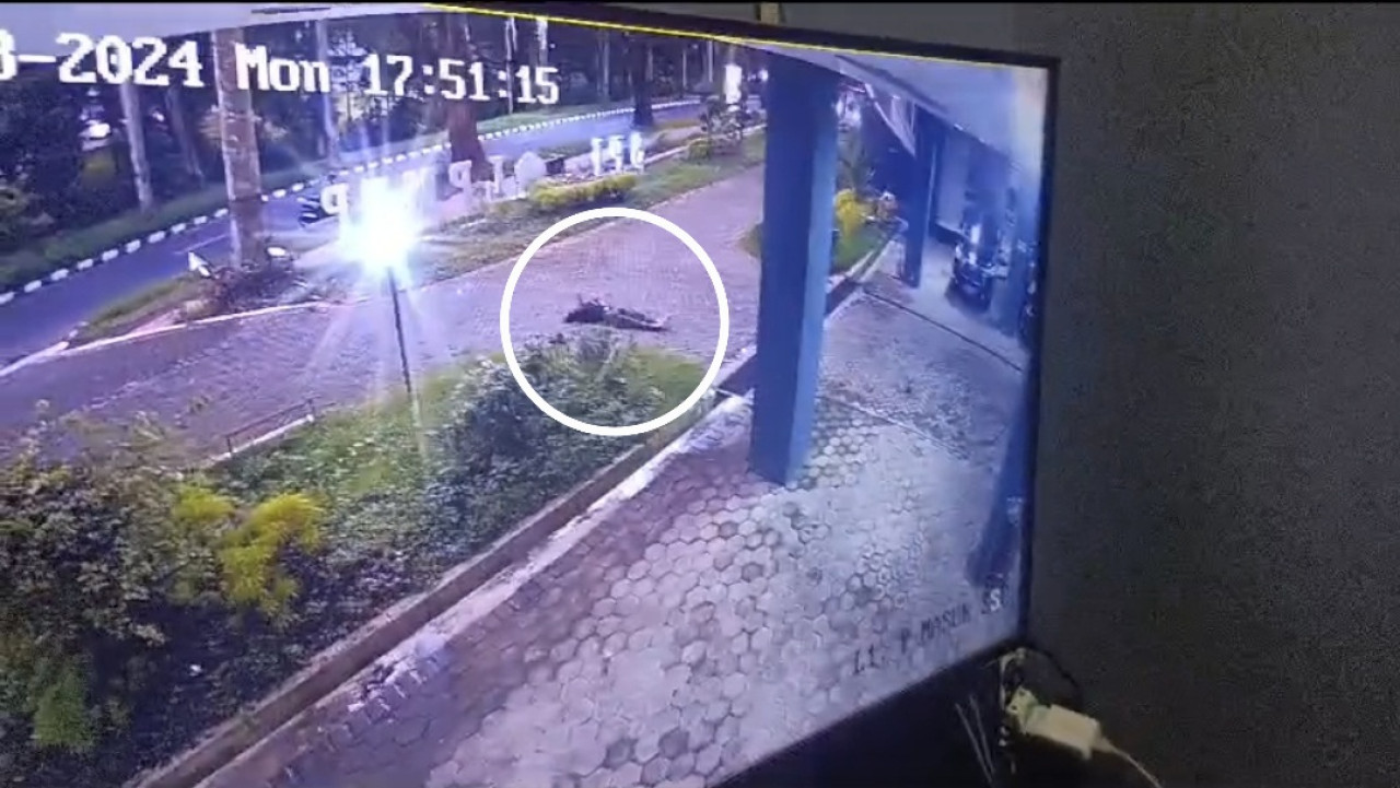 Mahasiswa Jember, Loncat dari lantai 8