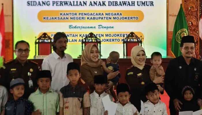 Kejari Kabupaten Mojokerto Inisiasi Sidang Perwalian Anak Pertama di Jatim