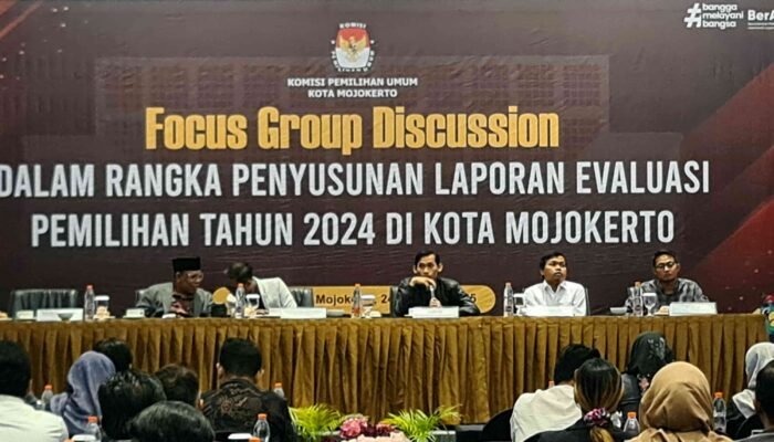 KPU Kota Mojokerto Gelar FGD Evaluasi Pilkada 2024