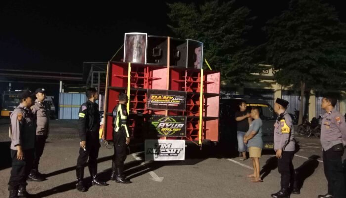 Polisi Amankan Sound Horeg yang Ganggu Warga Saat Sahur