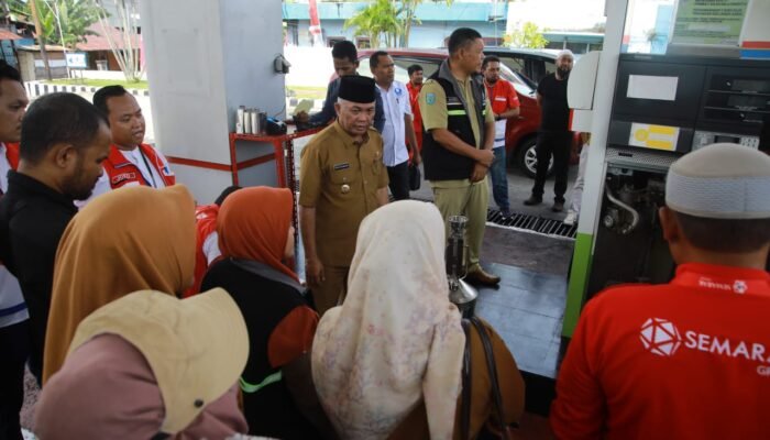 Hari Pertama Berkantor, Wakil Walikota Ternate Nasri Abubakar Tinjau Penyaluran BBM di SPBU
