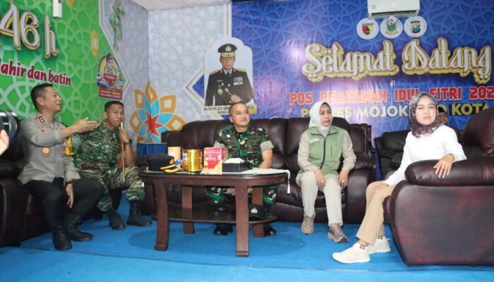 Forkopimda Kota Mojokerto Tinjau Pos Pengamanan, Pastikan Mudik Lebaran 2025 Aman dan Lancar