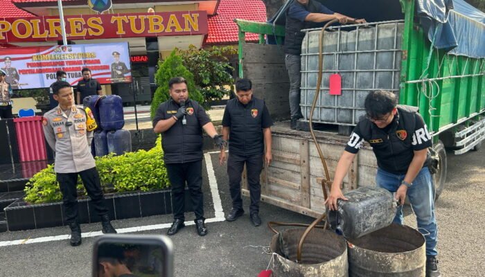 Polres Tuban Gagalkan Penyelewengan 3,5 Ton Solar Bersubsidi