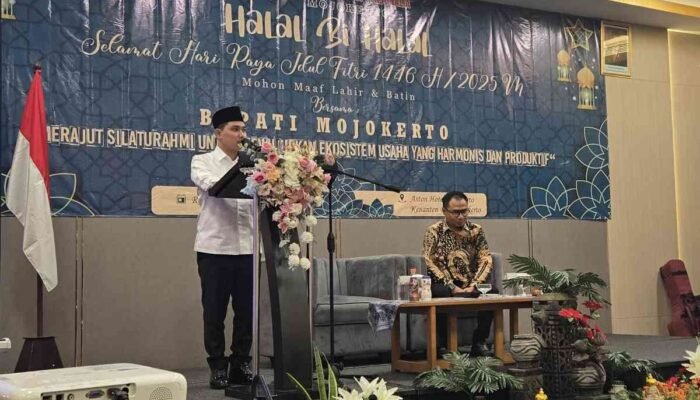 Forum HRD Mojokerto Raya Gelar Halal Bihalal, Bupati Tegaskan Iklim Investasi Aman dan Bersahabat