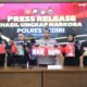 Polres Kediri Gagalkan Peredaran Sabu Hampir 1 Kg, Tiga Pelaku Diamankan