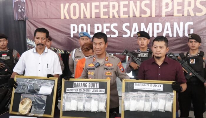 Kurir Sabu Hampir 1 Kg Diciduk, Polres Sampang Bongkar Jaringan Narkoba