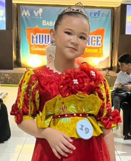 Aqila Puteri Sanjaya peserta perwakilan dari SDN 10 Kota Ternate
