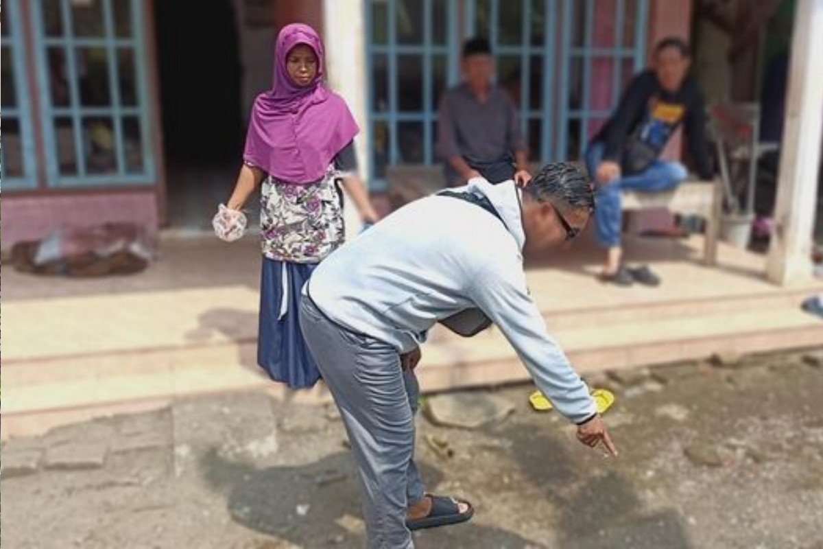 perampokan brutal Probolinggo, korban dibacok tidur di teras, anak disekap perampok, motor curian Honda BeAT, pelaku perampokan Probolinggo