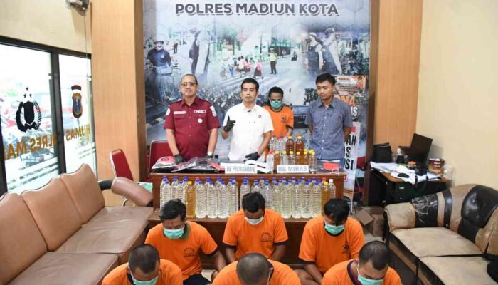 Polres Madiun Kota Tangkap 11 Tersangka Pengeroyokan dan Penganiayaan Selama Operasi Pekat 2025