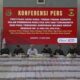Gedung Kejaksaan Agung RI saat konferensi pers penyitaan Rp 11,8 triliun kasus korupsi ekspor CPO.