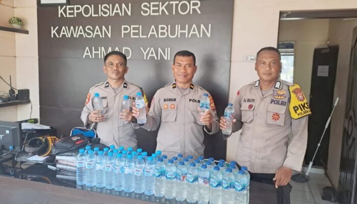 Polsek Pelabuhan Ahmad Yani Gagalkan Penyelundupan Cap Tikus di KM ALSUDAIS 21