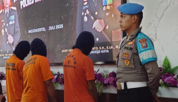 3 Maling Motor di Mojokerto Diciduk Polisi, Satu Ternyata Residivis