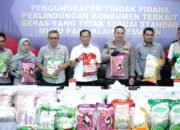 Satgas Pangan Polri Sita 201 Ton Beras Oplosan Tak Sesuai Standar