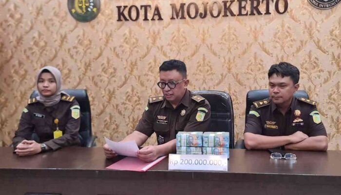 Kejaksaan Eksekusi Uang Pengganti Rp 200 Juta Kasus Korupsi BPRS Kota Mojokerto
