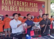 Polres Mojokerto amankan 17 pelaku kejahatan dalam sebulan terakhir