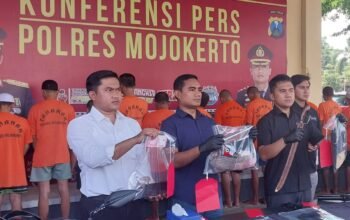 Polres Mojokerto amankan 17 pelaku kejahatan dalam sebulan terakhir