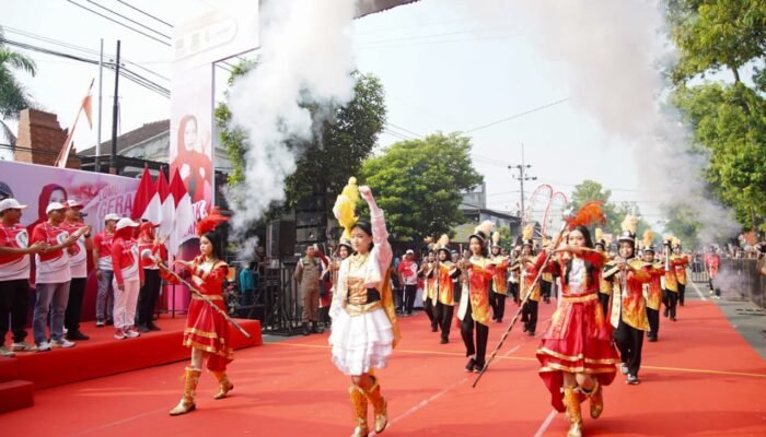 Lomba Gerak Jalan Kota Mojokerto, Wali Kota: Wujud Syukur Merdeka Selama 80 Tahun 