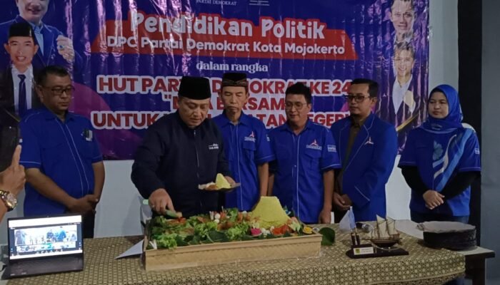 HUT Demokrat ke-24, DPC Demokrat Kota Mojokerto Santuni Anak Yatim