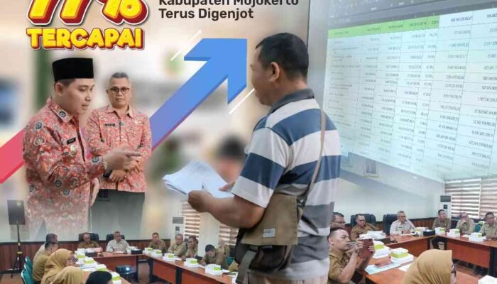 Realisasi PAD Mojokerto Triwulan III 2025 Lampaui Target, Capai 77 Persen