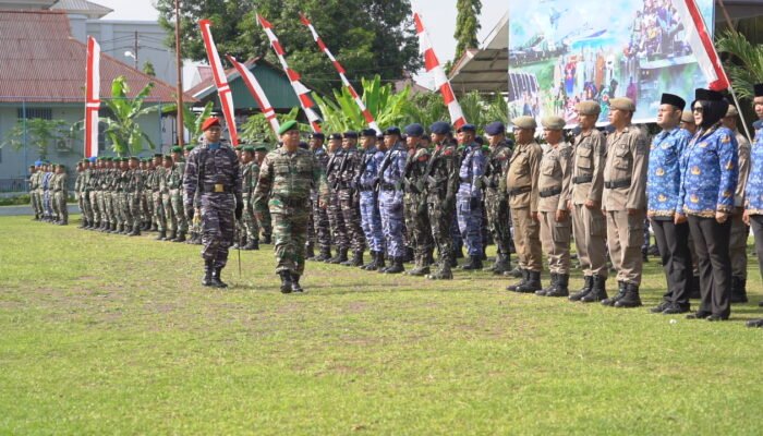 Solid dan Bersinergi, TNI Maluku Utara Gelar Upacara HUT ke-80 di Lanal Ternate