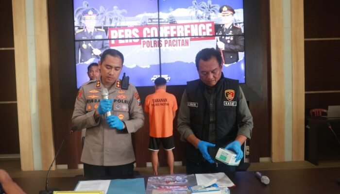 Polres Pacitan Tangkap Pelaku Curanmor, Amankan Dua Motor Hasil Curian