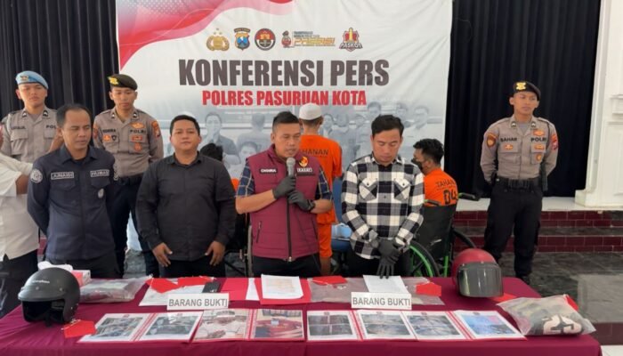 Sindikat Curanmor Gasak 13 Lokasi di Pasuruan, Tiga Pelaku Diringkus Polisi