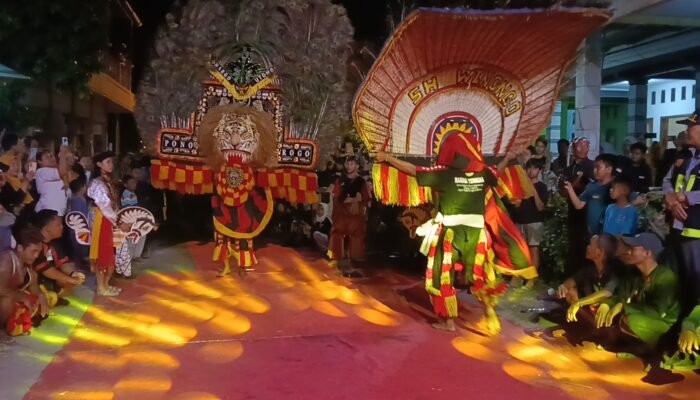 Reog Ponorogo Shatrio Tunas Mudo Mojokerto, Meriahkan Peringatan Maulid Nabi Muhammad