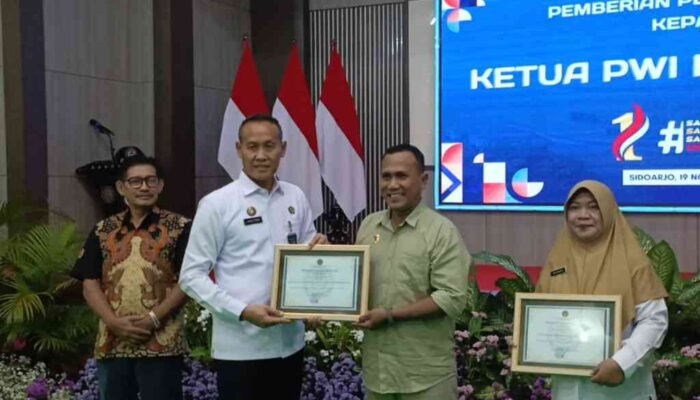 PWI Mojokerto Raih Penghargaan dari Dirjen Pemasyarakatan, Diakui Berperan Jaga Transparansi Lapas