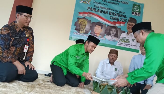 PKB Kota Mojokerto Tasyakuran Atas Gelar Pahlawan Gus Dur, KH. Syaikhona Kholil, Dan Marsinah