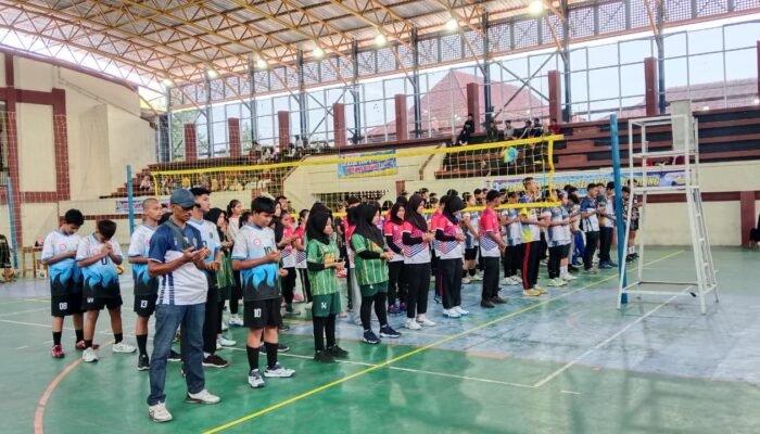 PBVSI Kota Mojokerto Gelar Kejuaraan Bola Voli Pelajar, Semarakkan Gairah Olahraga Sekolah