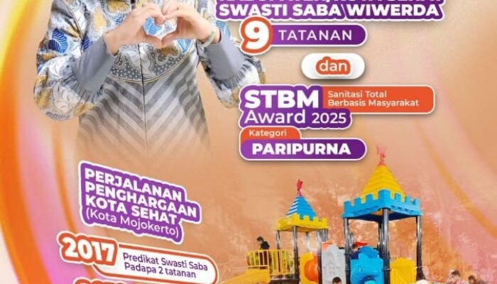 Kota Mojokerto Sabet Swasti Saba Wiwerda dan STBM Paripurna 2025