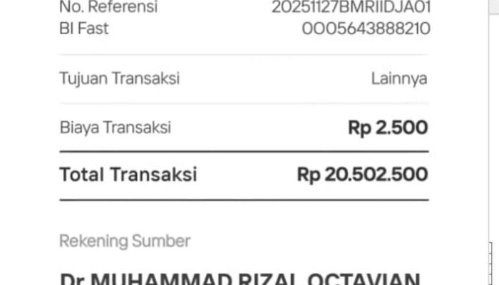 Modus Bukti Transfer Palsu Catut Nama Wakil Bupati Mojokerto, Warga Diimbau Waspada