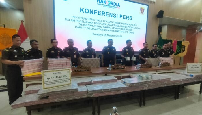 Kejati Jatim Bongkar Dugaan Korupsi Pelabuhan Probolinggo, Rp47,2 Miliar Uang Negara Disita