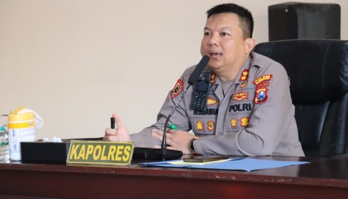 Polres Mojokerto Kota Matangkan Pengamanan Nataru 2026 Lewat Rakor Lintas Sektoral Ops Lilin Semeru 2025