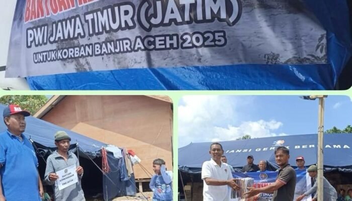 PWI Aceh Salurkan Bantuan Kemanusiaan PWI Jatim dan Malang Raya untuk Korban Banjir-Longsor