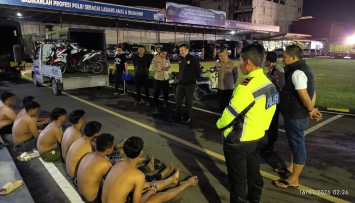 Diduga Hendak Konvoi dan Tawuran, Puluhan Remaja di Mojokerto Diciduk Polisi