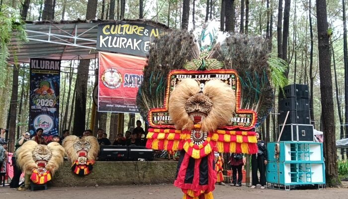 Tahun Baru 2026, Klurak Eco Park Hadirkan Reog Ponorogo Satrio Tunas Mudho