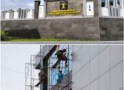 Gedung kanwil kemenkum Malut dalam tahapan pembangunan foto: lentera Inspiratif
