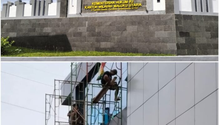 Proyek Gedung Kanwil Kemenkum Malut 41 Miliar Disorot, Irwan: Untuk Rangka Plafon Itu Modelnya Begitu