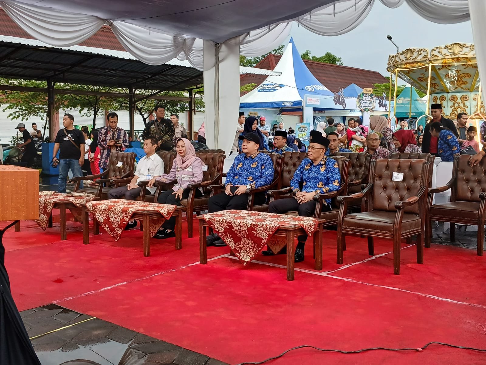 Pembukaan pasar takjil ketidur foto: Fransiska