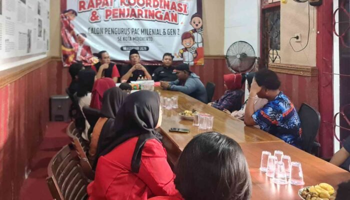 DPC PDI Perjuangan Kota Mojokerto Perkuat Regenerasi Lewat Penjaringan PAC Milenial dan Gen Z