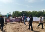 Ancam Irigasi Sawah, Warga dan PMII Tolak Galian C di Mojosari