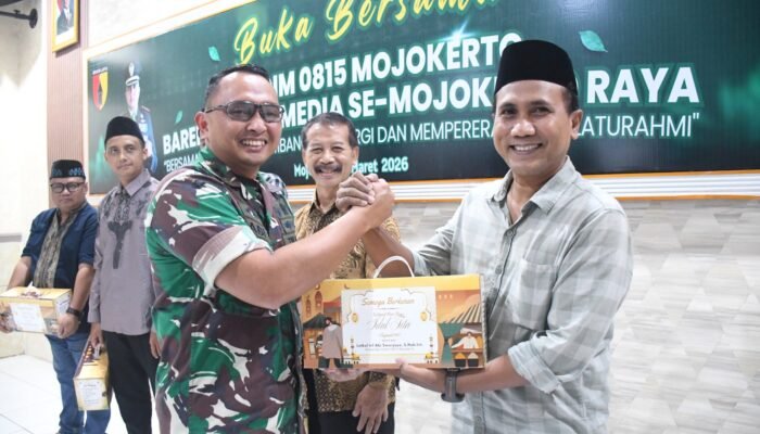Perkuat Sinergi, Dandim 0815 Mojokerto Gelar Buka Puasa Bersama Insan Pers