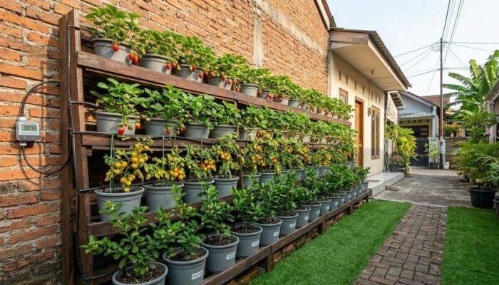 5 Cara Cerdas Ubah Tembok Sempit Jadi Kebun Buah Mini yang Produktif dan Estetis
