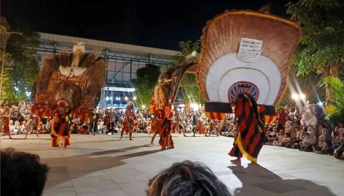 Ramadan Budaya di Pasar Semeru Mojokerto Dimeriahkan Reog Ponorogo Satrio Tunas Mudho