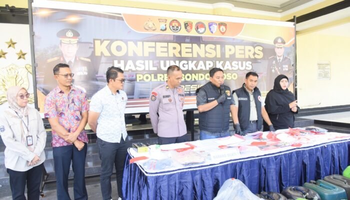 Polres Bondowoso Ungkap Penimbunan 1 Ton Pertalite, Dua Tersangka Diamankan
