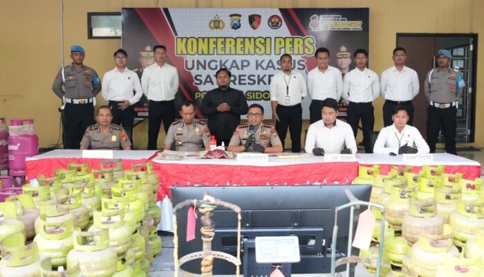 Polresta Sidoarjo Bongkar Praktik Oplosan LPG Subsidi, Dua Pelaku Ditangkap